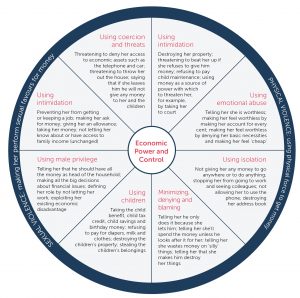 Economic Abuse Power Control Wheel - CCFWE